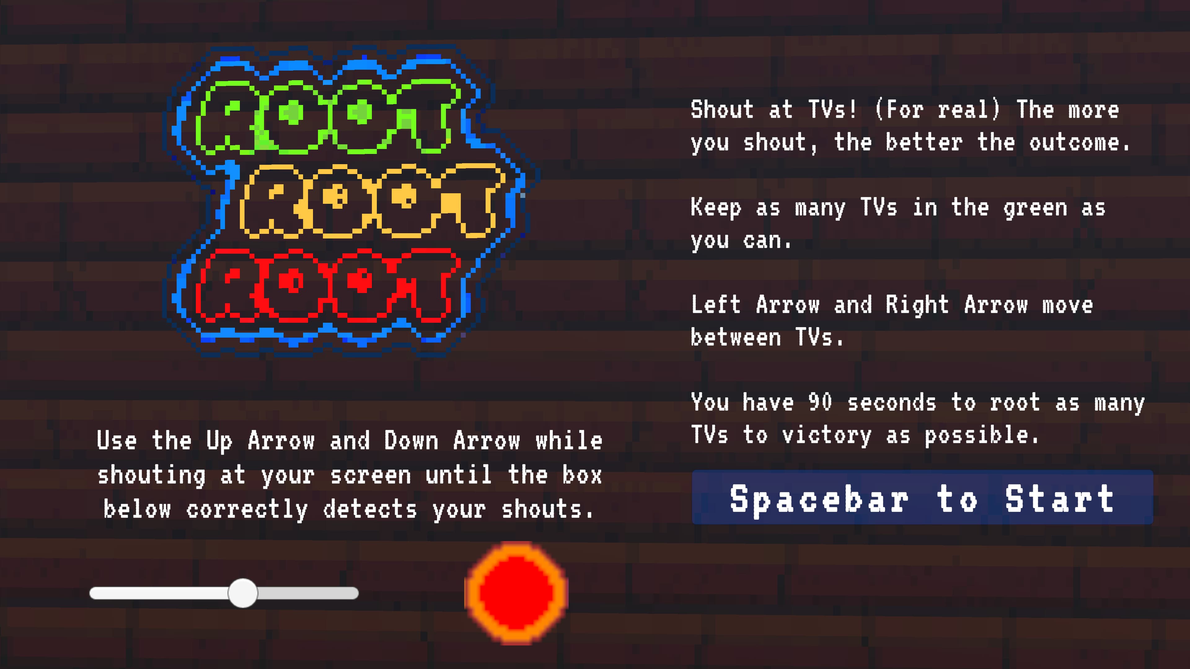 Root Root Root Title Screen
