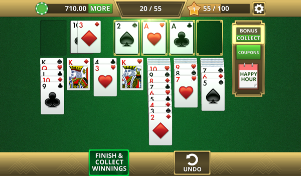 Vegas Solitaire - Game In Session