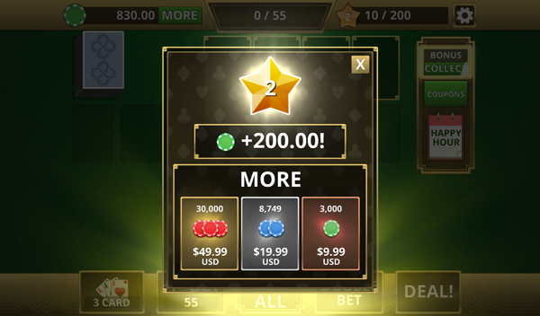 Vegas Solitaire - Level Up